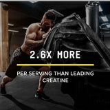 BEYOND RAW Creatine HCl 209g back view showing nutritional information
