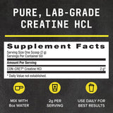 BEYOND RAW Creatine HCl label close-up