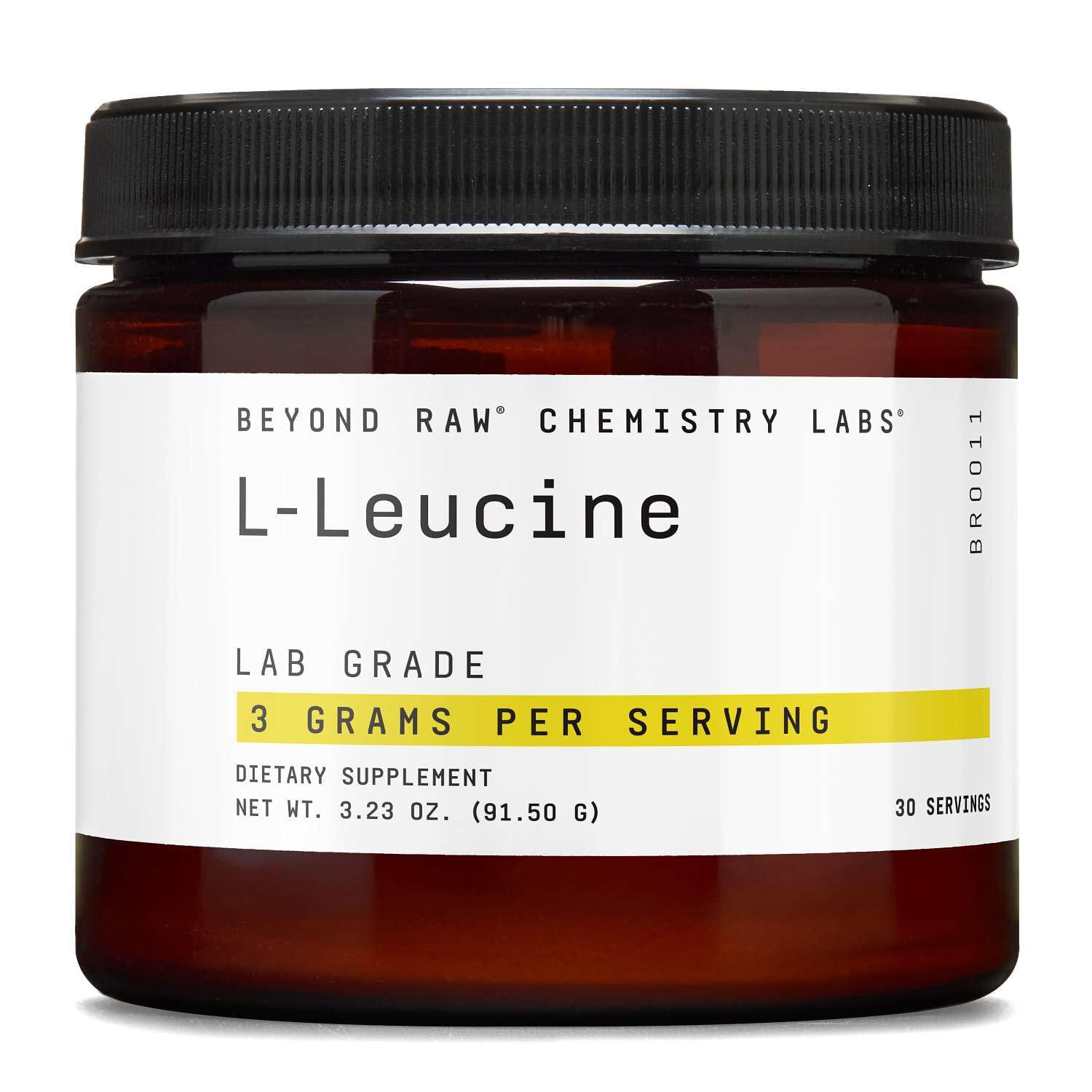 BEYOND RAW L-Leucine Powder 281g front view
