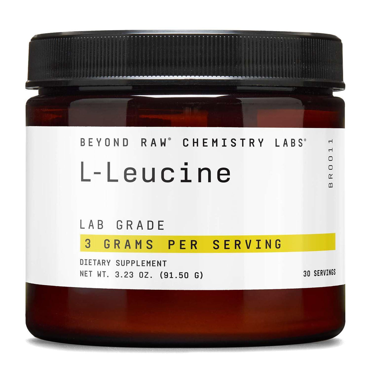 BEYOND RAW L-Leucine Powder 281g front view