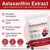 Beyxdu Astaxanthin softgels packaging side view