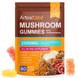 Beyxdu Mushroom Gummies front view with mixed fruit flavour