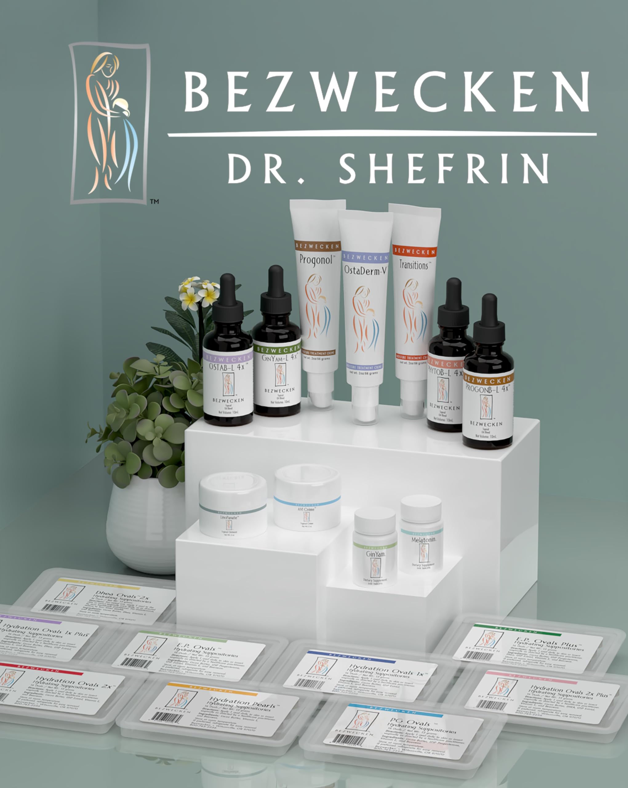 Bezwecken Melatonin Tablets side view with ingredient list