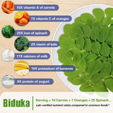 Biduka Moringa Leaf Powder Capsules 1000mg bottle with label