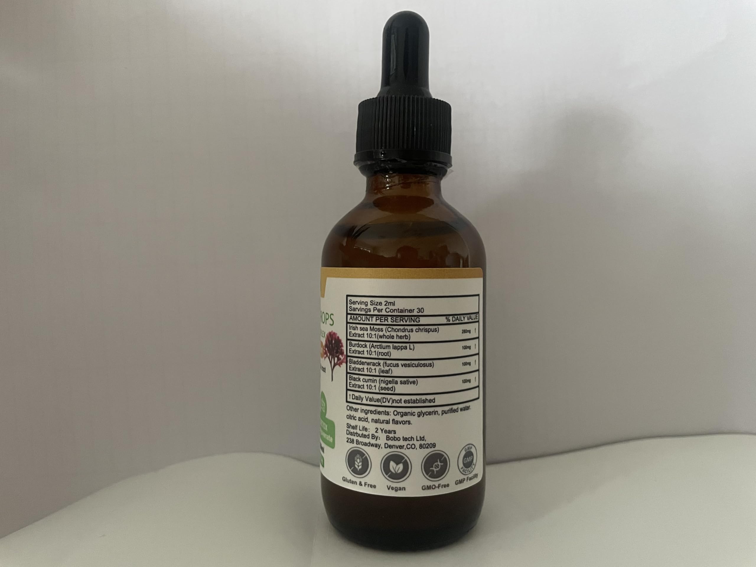 Biduka Sea Moss Drops 150g with fresh ingredients