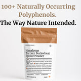 BIG BOLD HEALTH Himalayan Tartary Buckwheat Powder back view with nutritional information