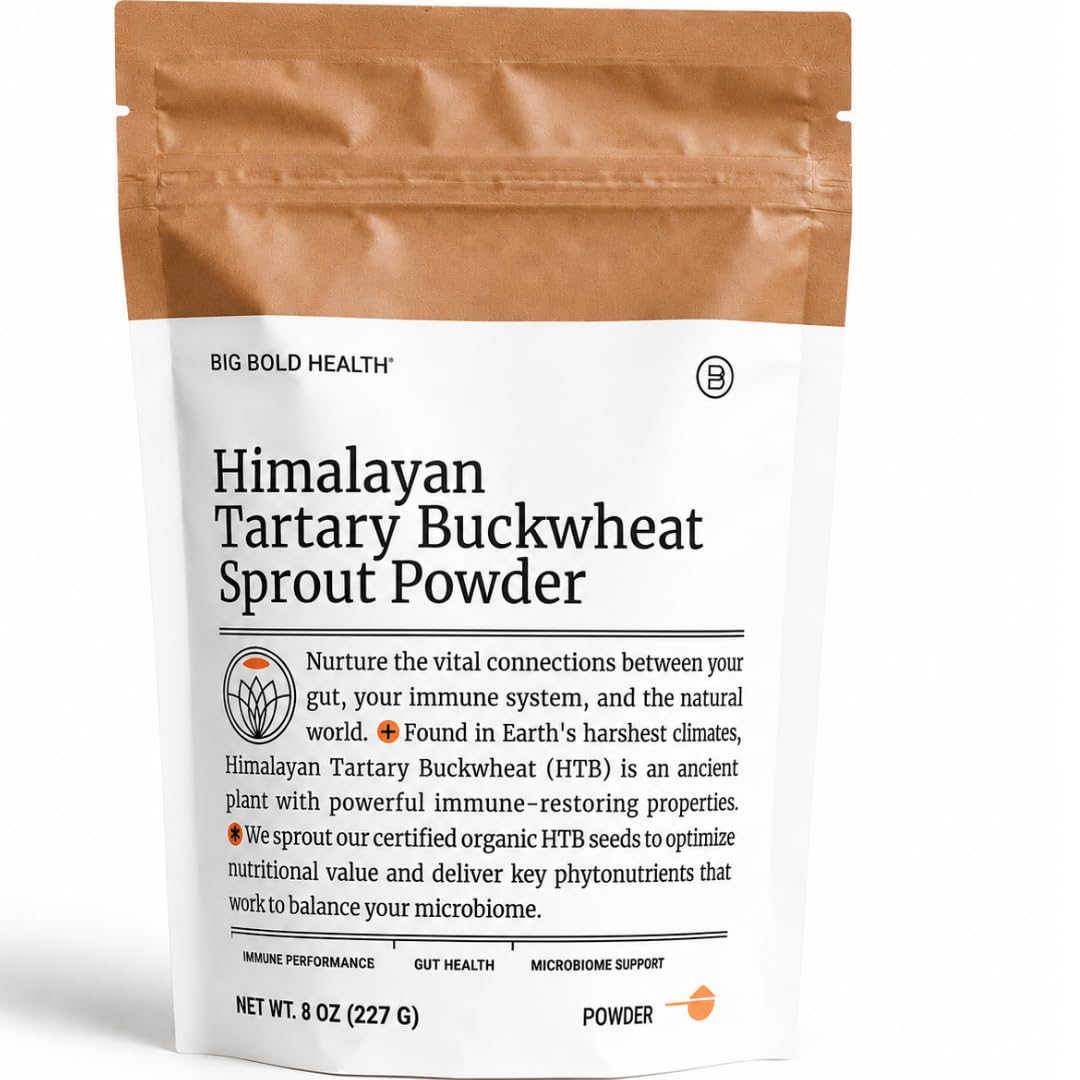 BIG BOLD HEALTH Himalayan Tartary Buckwheat Powder front view packaging