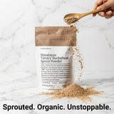 BIG BOLD HEALTH Himalayan Tartary Buckwheat Powder lifestyle scene with ingredients