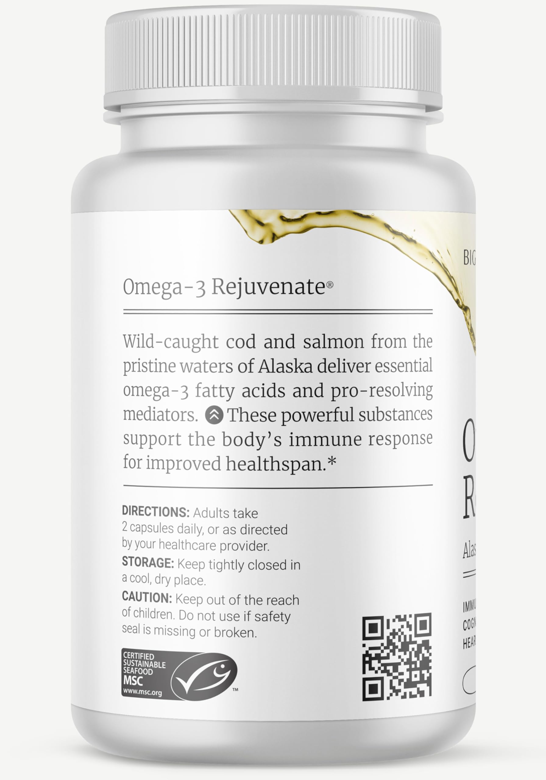 BIG BOLD HEALTH Omega-3 Fish Oil softgel in hand