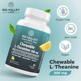 Big Valley Labs L-Theanine chewable tablet close-up