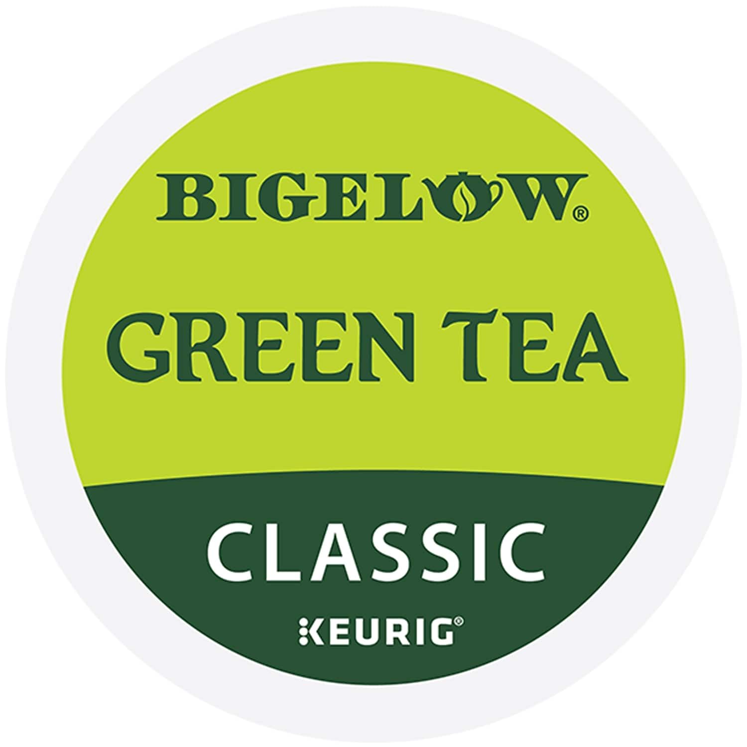 Bigelow Tea Green Tea K-Cup Pods packaging side view