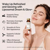BIGVITA Liposomal Dream & Glow+ shot bottle close-up