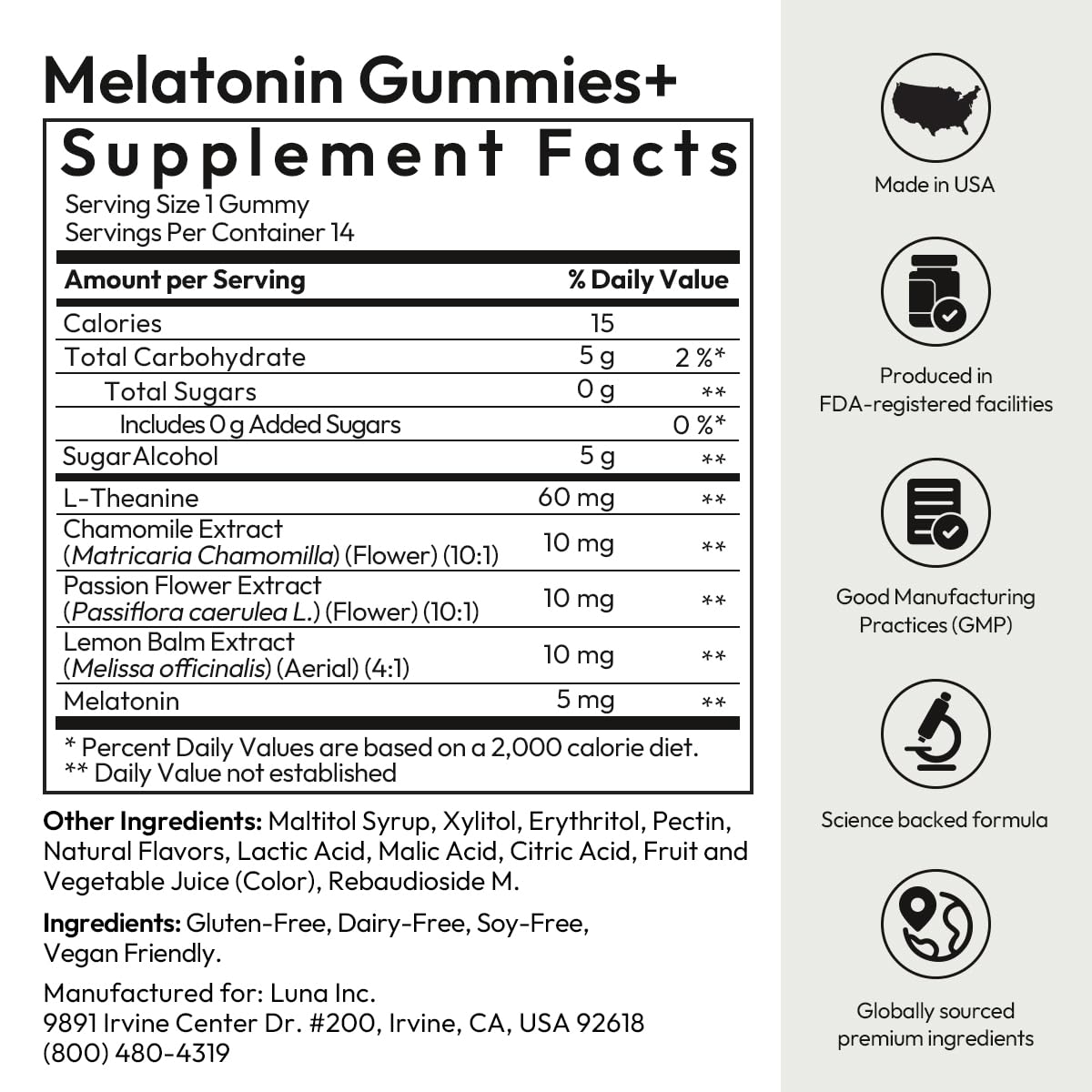 BIGVITA Melatonin Gummies close-up showing gummy texture