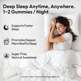 BIGVITA Melatonin Gummies packaging side view showing ingredients