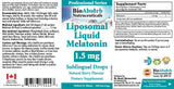 Bio Absorb Liposomal Liquid Melatonin dosage instructions