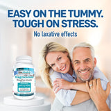 Bio Absorb Magnesium Bisglycinate 200mg bottle on a wooden table