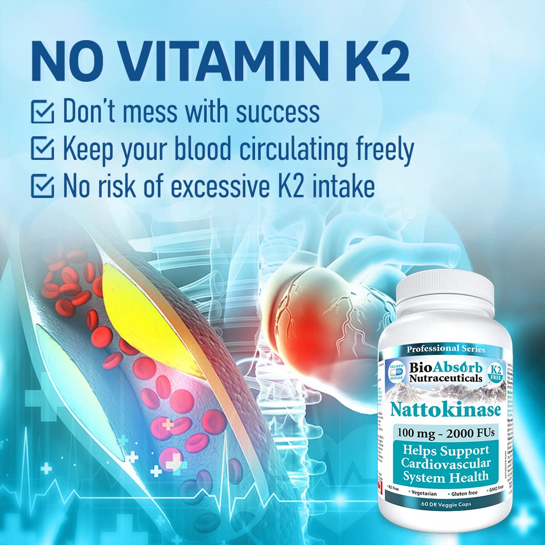 Bio Absorb Nattokinase Multi-Enzyme Supplement side view