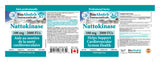 Bio Absorb Nattokinase Multi-Enzyme Supplement with a measuring spoon