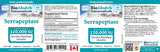 Bio Absorb Nutraceuticals Serrapeptase Multi-Enzyme Supplement capsule on a spoon