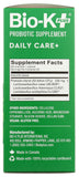 Bio-K Plus Probiotic Capsules lifestyle scene with a glass of water
