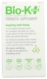Bio-K Plus Probiotic Capsules side view showing label