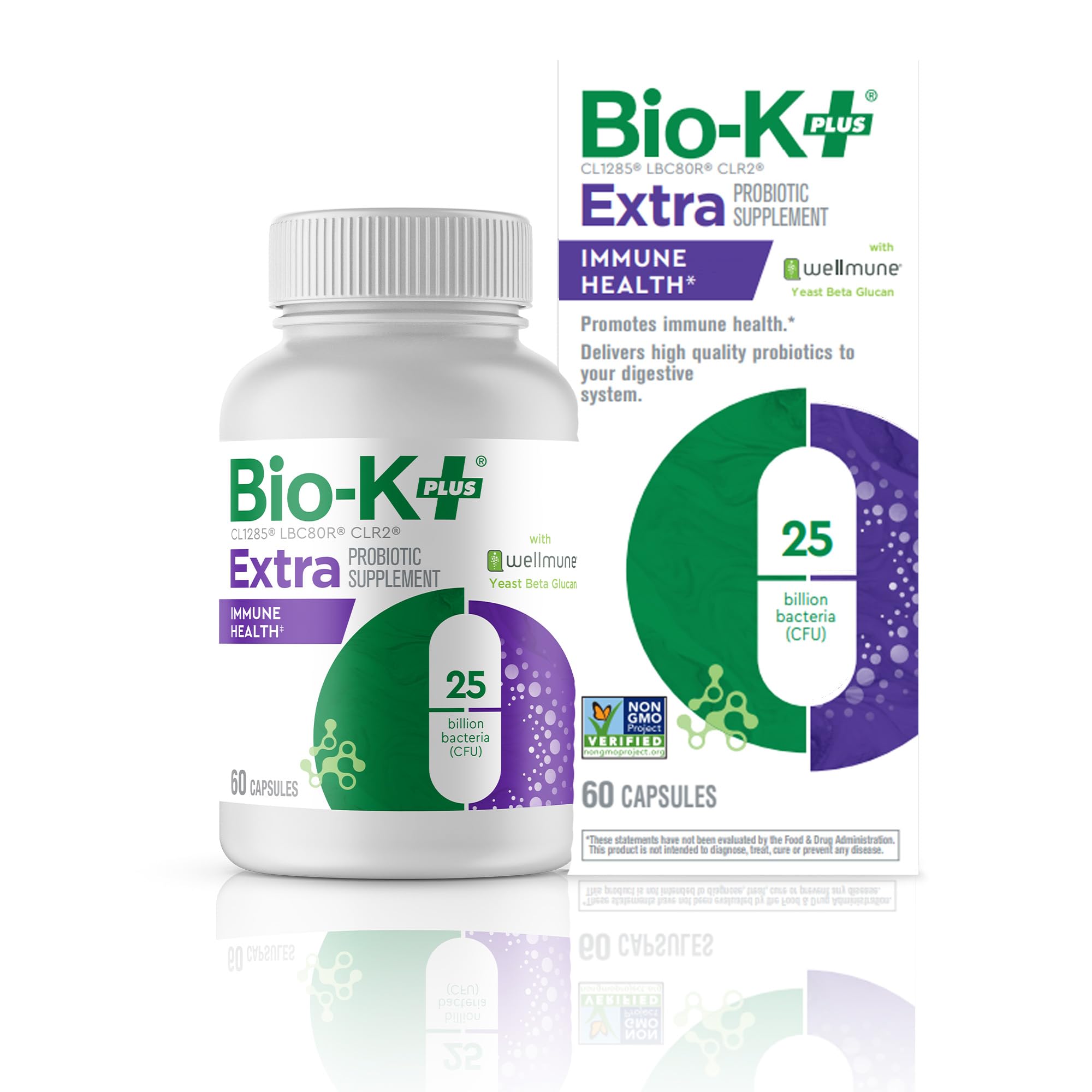 Bio-K Plus Probiotic Supplement capsule front view