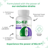 Bio-K Plus Probiotic Supplement packaging side view