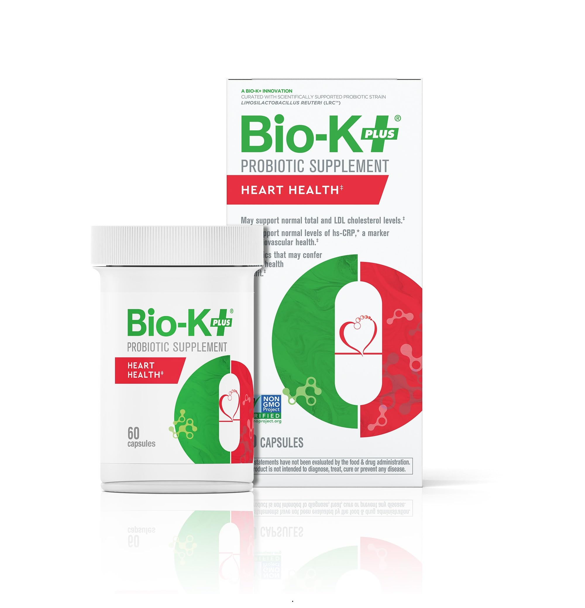 Bio-K Plus Probiotics for daily wellness front view of packaging