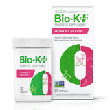 Bio-K Plus Women's Health Probiotic capsules front view
