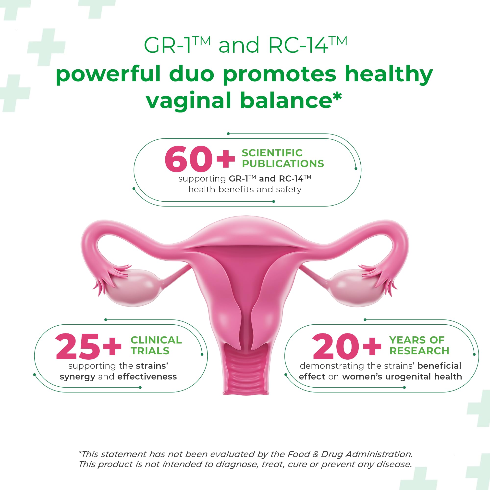 Bio-K Plus Women's Health Probiotic capsules on a wooden table