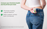 Bio-K Plus Women's Health Probiotic ingredients list close-up