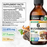 BIO KRAUTER 6 Mushrooms Tincture ingredients list