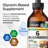 BIO KRAUTER 6 Mushrooms Tincture packaging details