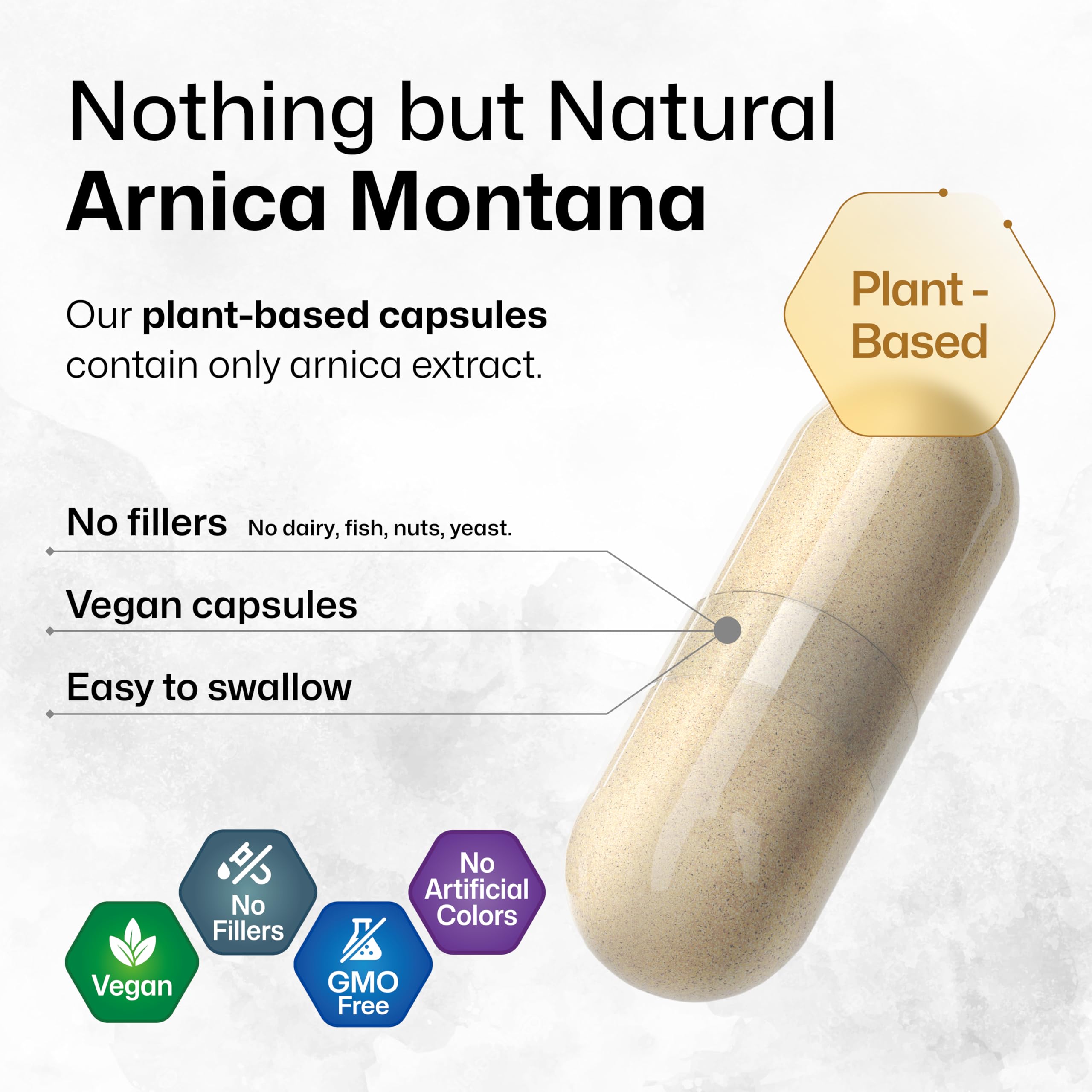 BIO KRAUTER Arnica Capsules side view showing dosage