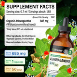 BIO KRAUTER Ashwagandha Drops in a glass of water