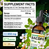 BIO KRAUTER Bacopa Monnieri Liquid Extract 650mg ingredients list