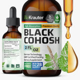 BIO KRAUTER Black Cohosh Root 2 fl oz bottle front view