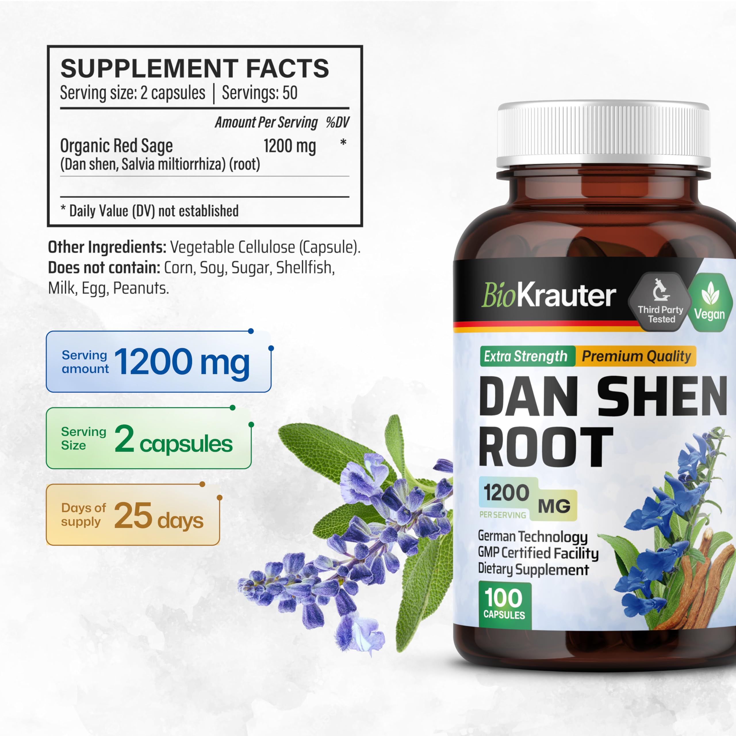 BIO KRAUTER Blended Vitamin & Mineral Supplement packaging