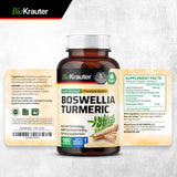BIO KRAUTER Boswellia and Turmeric Capsules back view
