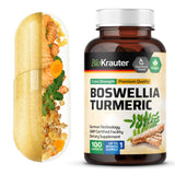 BIO KRAUTER Boswellia and Turmeric Capsules front view