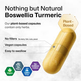 BIO KRAUTER Boswellia and Turmeric Capsules on a wooden table