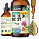 BIO KRAUTER Burdock Root Tincture 4 fl oz front view