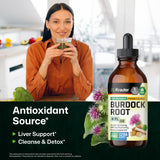 BIO KRAUTER Burdock Root Tincture bottle with label
