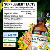 BIO KRAUTER Cat's Claw Tincture in a glass with water