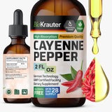 BIO KRAUTER Cayenne Pepper Drops 2 fl oz front view