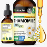 BIO KRAUTER Chamomile Tincture 2 fl oz bottle front view