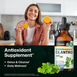 BIO KRAUTER Cilantro Extract Liquid Drops 4 fl oz back view