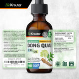 BIO KRAUTER Dong Quai Root Tincture label close-up