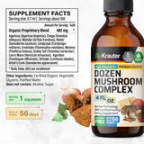 BIO KRAUTER Dozen Mushroom Complex Tincture ingredients list