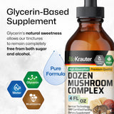 BIO KRAUTER Dozen Mushroom Complex Tincture packaging details